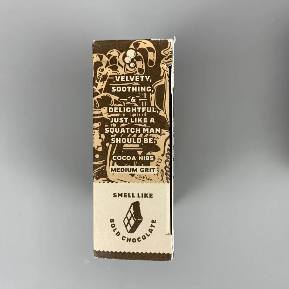 Set of 2 Dr Squatch Hot Choccy Mens Soap W/ Cocoa Nibs Med Grit New Ltd Edition